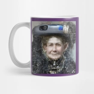 A Steampunk Victorian Portrait Mug